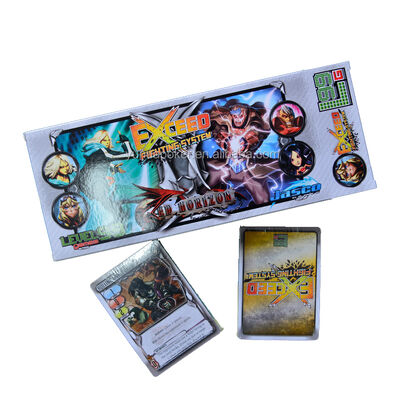 Купить Custom design accepted paper trading cards deck printing holographic game card battle character game online manufacture