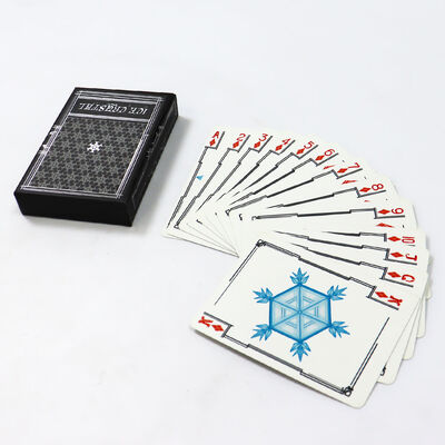 Купить 320gsm черная бумага с индивидуальным дизайном игральных карт с логотипом на заказ размером 57x87 мм online manufacture