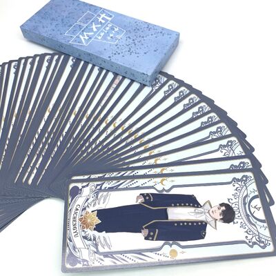 Купить Печатные карты Таро с индивидуальным дизайном, офсетной печатью CMYK в 4 цвета и упаковкой в термоусадочную пленку online manufacture
