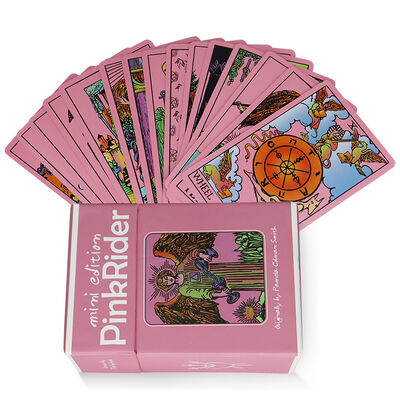 Купить Custom Logo Luxury Recyclable 350gsm Paper Printable Tarot Cards для семейного и праздничного использования online manufacture