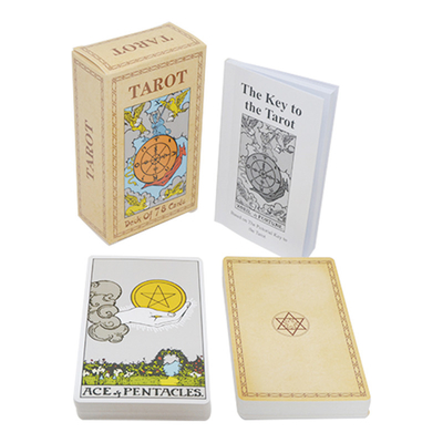 Купить Изготовленное на заказ напечатанное мини Tarot чешет с поверхностью политуры путеводителя online manufacture