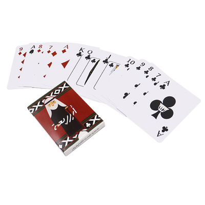 Игральные карты 54pcs мультфильма водоустойчивые пластиковые с нормальным слоением коробки вытачки