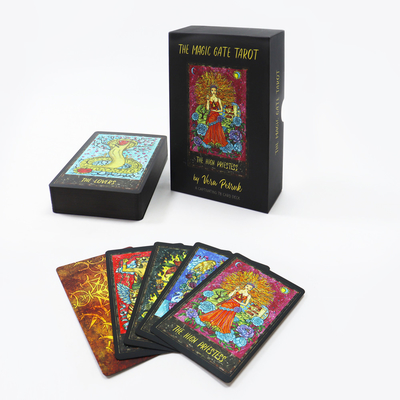 Наиболее продаваемые фабричные печатные изделия Oracle Gold Foil Deck высококачественные игровые карточки с жесткой коробкой