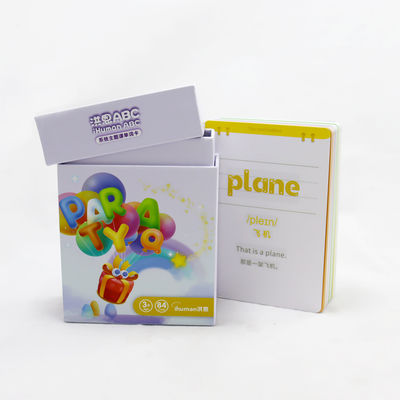 Изображения на заказ Имеется на заказ Карточная игра для детей Печатные буквенные номера Флэш-карты