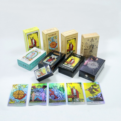 Игра для новичков 78 карт Таро на разных языках с руководством