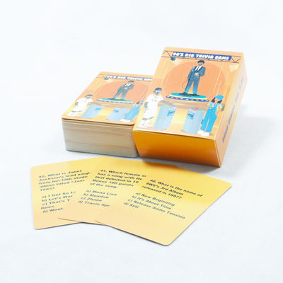 Кастомизированная игровая графика для игры-викторины с ламинацией коробки и приемлемым индивидуальным дизайном