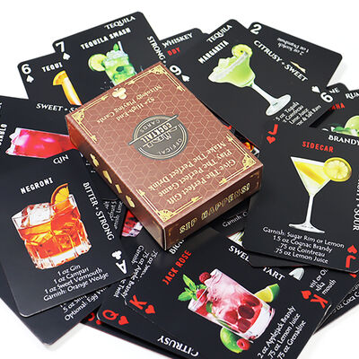 Дизайнерские игральные карты для покера с красным краем и индивидуальной печатью