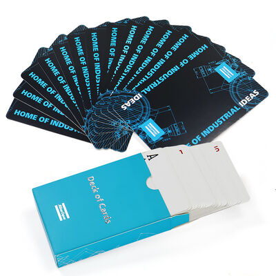 Wholesale Custom Playing Cards with Personalized Logo in Plastic Box and CMYK Printing