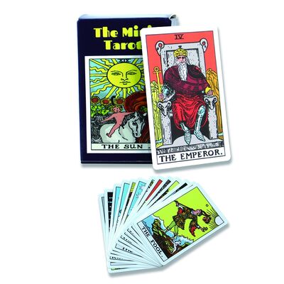 Custom Printed Tarot Cards with Guidebook on 310gsm Black Core Paper