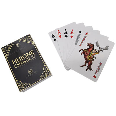 Покер рекламы игральных карт подгонянный и personized для продажи