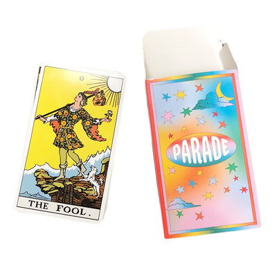 Изготовленное на заказ Printable Tarot чешет чувствительная красочная радуга