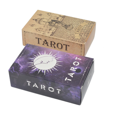 Большой классический PVC Printable Tarot чешет слоение лоска Divination