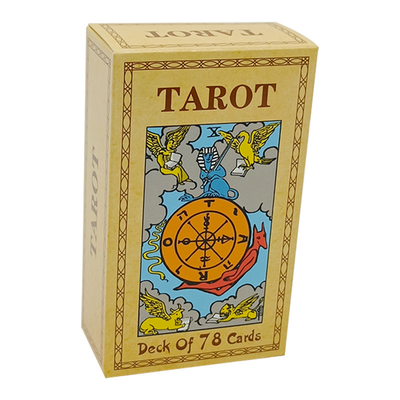 Палуба Tarot сусального золота Printable чешет слоение штейна 57x87mm
